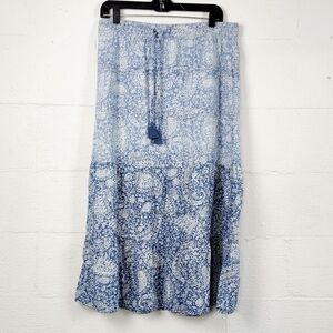 J. Jill Bandana Print Ombre Skirt